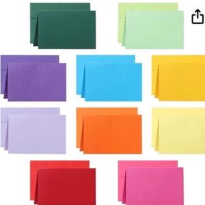 Colorful Blank Cards Set 20
